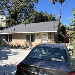 The new roof