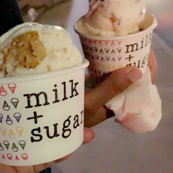 milk + sugar - Unique little spot. Perfect for a nice little date, or a simple spot to hang at with friends. They have unique ice cream flavors. - Ice Cream & Frozen Yogurt Near Me - Houston, Texas