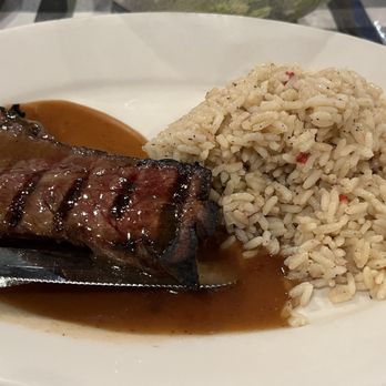 Wool Growers Restaurant - Steak with rice - Basque Near Me - Bakersfield, California