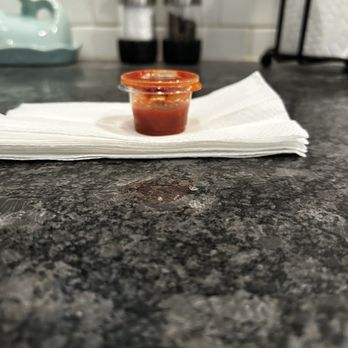 Rivas Mexican Grill - 1 half empty salsa out of the 6 I requested - Fast Food Near Me - Sparks, Nevada