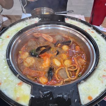 Dookki - Houston - Cheese ring on the outside is extra charge. - Korean Near Me - Houston, Texas