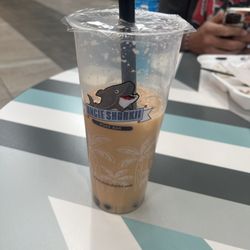Uncle Sharkii Poke Bar - This was their Thai Tea Boba... watery and horrible.