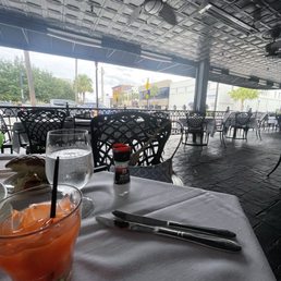 Front patio seating