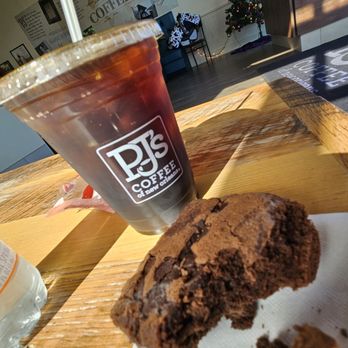 PJ's Coffee - Cold brew and brownie - Coffee & Tea Near Me - San Antonio, Texas