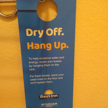 Days Inn by Wyndham Burns - They gave us 1 hand towel and 2 bath towels and this is what they want you to do instead of getting clean ones - Hotels Near Me - Burns, Oregon Days Inn by Wyndham Burns - They gave us 1 hand towel and 2 bath towels and this is what they want you to do instead of getting clean ones - Hotels Near Me - Burns, Oregon