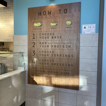 Salata - Menu Instructions - Salad Near Me - Charlotte, North Carolina