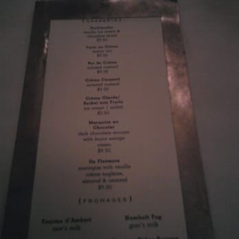 Bouchon - dessert menu - French Near Me - Las Vegas, Nevada Bouchon - dessert menu - French Near Me - Las Vegas, Nevada