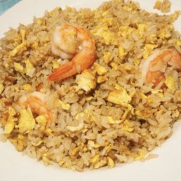 Jumbo shrimp fried rice