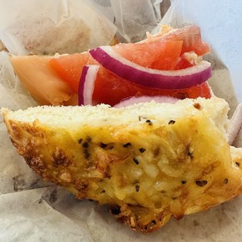 Bruegger's Bagels - Smoked Salmon Sandwich - Bagels Near Me - Corona Del Mar, California Bruegger's Bagels - Smoked Salmon Sandwich - Bagels Near Me - Corona Del Mar, California