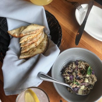 Ema - charred eggplant dip w/pita - Mediterranean Near Me - Chicago, Illinois