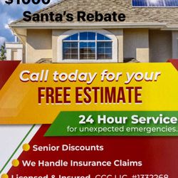 New Start Roofing - New Customers here is a Christmas gift for you.
Call now.