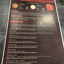 Enzo's Pizza - Menu 12/23