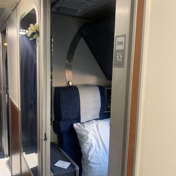 Amtrak - Outside view of our sleeping quarters. - Train Stations Near Me - Emeryville, California