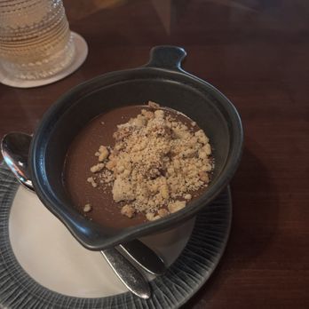 Tiffins Restaurant - Pot de crème, Ethiopian coffee panna cotta - New American Near Me - Lake Buena Vista, Florida Tiffins Restaurant - Pot de crème, Ethiopian coffee panna cotta - New American Near Me - Lake Buena Vista, Florida