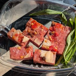 Nem chua (fermented and cured raw meat, sooooo gooood!!)