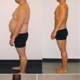 My before and after results from 12 weeks.