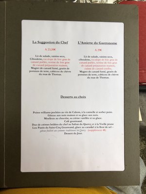 Menu photo 5 Le Gourmet Quercynois St Cirq Lapopie, 46 Menu photo 5 Le Gourmet Quercynois St Cirq Lapopie, 46