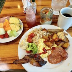 Big Island Breakfast At Water's Edge - High calories items.