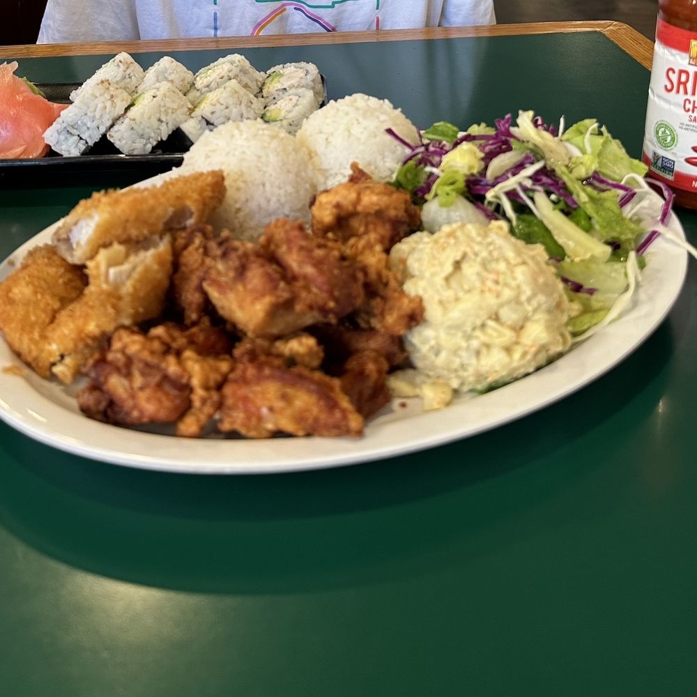 Ladybug Café - Chicken combo.  Ladybug chicken and katsu - Japanese Near Me - Gardena, California