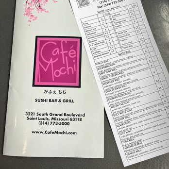 Cafe Mochi - Menu - Sushi Bars Near Me - St Louis, Missouri