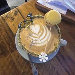 Pistachio Lavender Latte