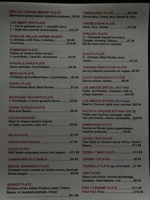 Menu photo 4 Los Amigos Restaurant La Feria, TX Menu photo 4 Los Amigos Restaurant La Feria, TX
