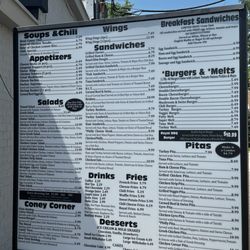 Royal Coney Express - Menu as of July 2024