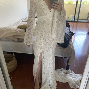 Gary Expert Tailoring - Sleeve were too long and bulky - train was way too long - Sewing & Alterations Near Me - Marina del Rey, California Gary Expert Tailoring - Sleeve were too long and bulky - train was way too long - Sewing & Alterations Near Me - Marina del Rey, California