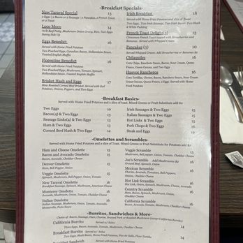 New Taraval Cafe - menu - Breakfast & Brunch Near Me - San Francisco, California New Taraval Cafe - menu - Breakfast & Brunch Near Me - San Francisco, California