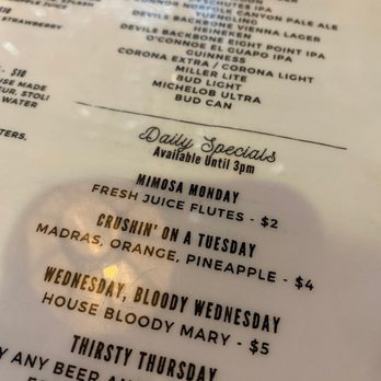 Bay Local Eatery - Menu says $2 on monday. No mention of holiday prices. - New American Near Me - Virginia Beach, Virginia Bay Local Eatery - Menu says $2 on monday. No mention of holiday prices. - New American Near Me - Virginia Beach, Virginia