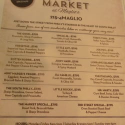 Maglio Sausage - Takeout sandwich menu