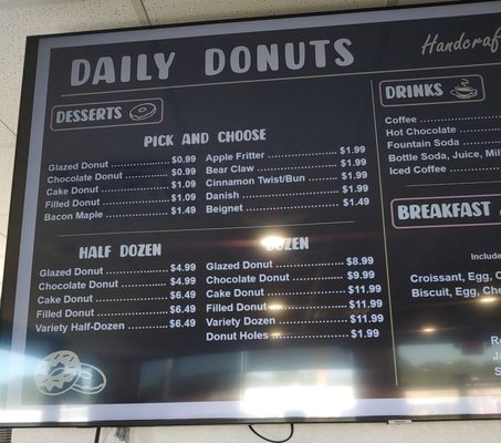 Menu photo 6 Daily Donuts Orange Park, FL