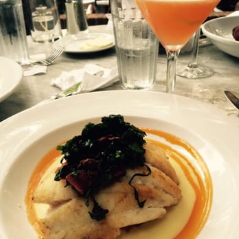 Lindey's - Grouper with lemon martini - New American Near Me - Columbus, Ohio