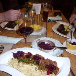 Böhler's Landgasthaus - Variation von Hirsch ,  eine Gaumenfreude