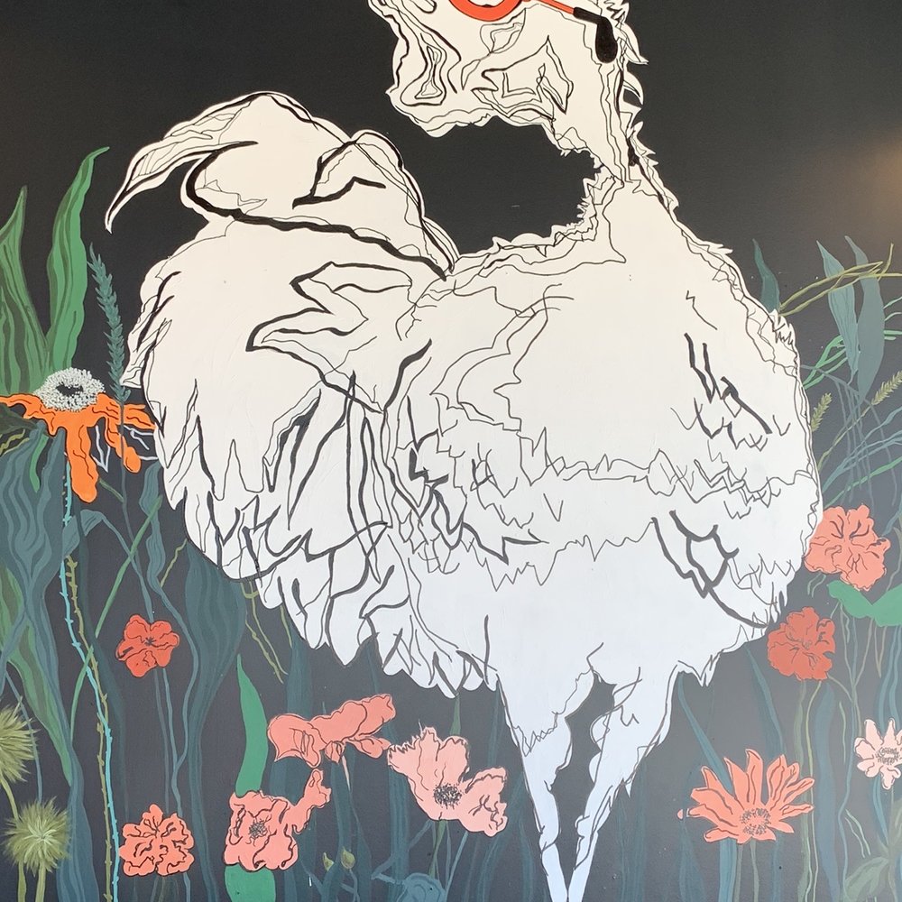 Brew Bird - a rooster in a field of flowers - New American Near Me - Fargo, North Dakota Brew Bird - a rooster in a field of flowers - New American Near Me - Fargo, North Dakota