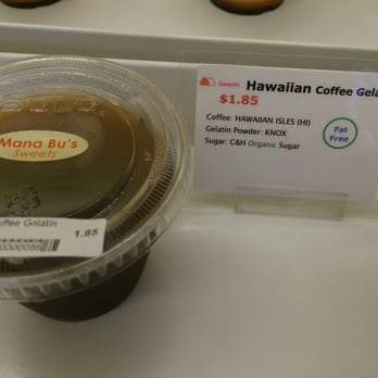 Mana Bu's - Coffee Gelatin - Japanese Near Me - Honolulu, Hawaii Mana Bu's - Coffee Gelatin - Japanese Near Me - Honolulu, Hawaii