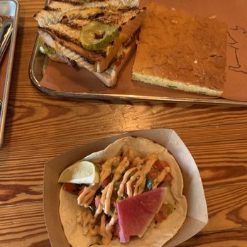 Hamilton Pork - Pescado Taco, Brisket Sandwich, Jalapeo-Cheddar Cornbread - Barbeque Near Me - Jersey City, New Jersey Hamilton Pork - Pescado Taco, Brisket Sandwich, Jalapeo-Cheddar Cornbread - Barbeque Near Me - Jersey City, New Jersey