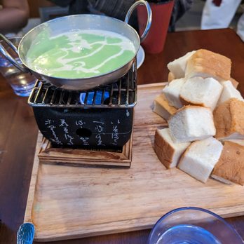 U :Dessert Story - Soft Bread with Pandan Fondue - Desserts Near Me - Berkeley, California U :Dessert Story - Soft Bread with Pandan Fondue - Desserts Near Me - Berkeley, California