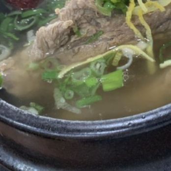 Tang 190 - Kalbi tang -  meaty bone.  Fun to grap the bone and bite off the meat.  The broth excellent. - Korean Near Me - Irvine, California