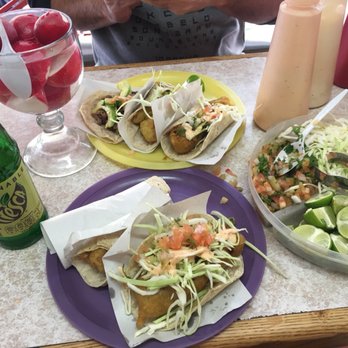 Tacos Y Mariscos Alan - Fish tacos at Mariscos Alan - Seafood Near Me - Ensenada, BCN Tacos Y Mariscos Alan - Fish tacos at Mariscos Alan - Seafood Near Me - Ensenada, BCN