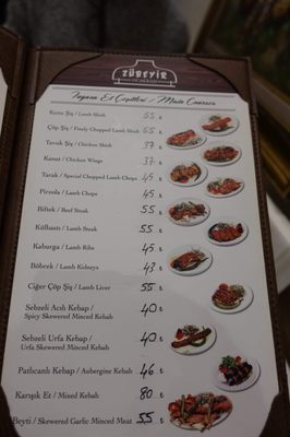 Menu photo 5 Zübeyir Ocakbaşı Istanbul, 34 Menu photo 5 Zübeyir Ocakbaşı Istanbul, 34