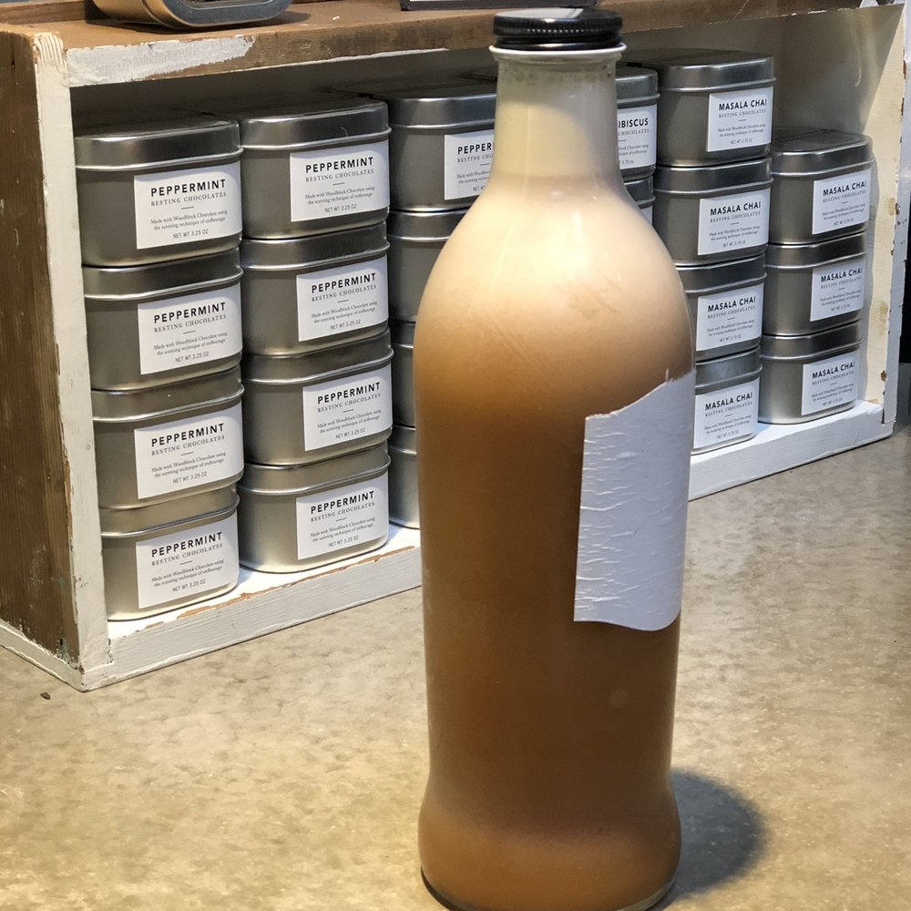 Smith Teamaker - Nitro Chai in an original Smiths growler - Tea Rooms Near Me - Portland, Oregon Smith Teamaker - Nitro Chai in an original Smiths growler - Tea Rooms Near Me - Portland, Oregon