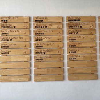 ROYALTEA - The menu - Bubble Tea Near Me - Orlando, Florida