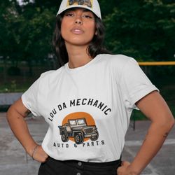 Lou Da Mechanic Auto & Parts - Customer wearing our  hat & shirt