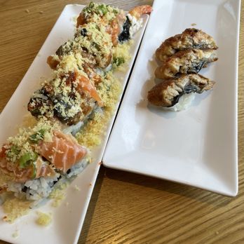 X-Fish Izakaya - Eel (right) - Sushi Bars Near Me - Brea, California X-Fish Izakaya - Eel (right) - Sushi Bars Near Me - Brea, California