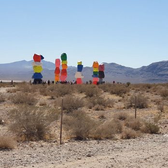 Seven Magic Mountains - Public Art Near Me - Las Vegas, Nevada Seven Magic Mountains - Public Art Near Me - Las Vegas, Nevada
