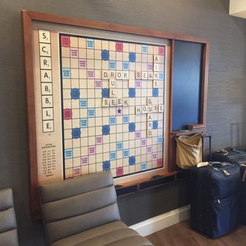 enVision Hotel - Great lobby! You can actually play on this scrabble board! - Hotels Near Me - Everett, Massachusetts