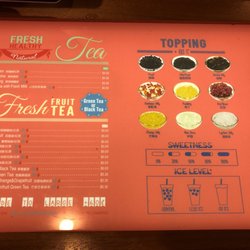Sharetea - Menu