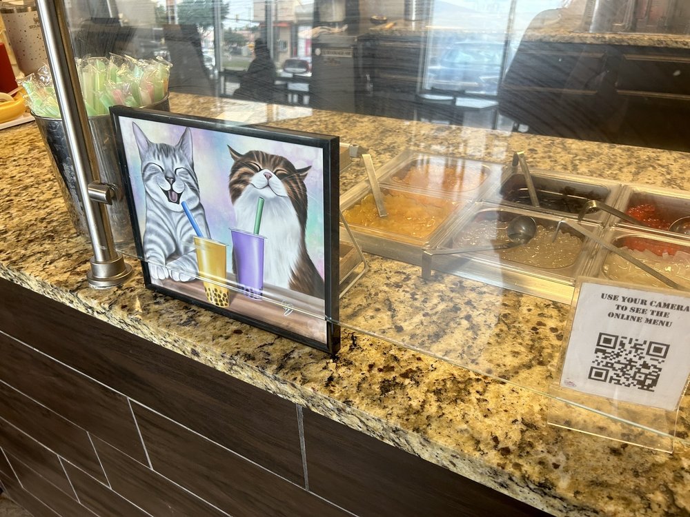 Noodles At Boba Tea House