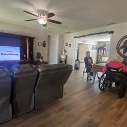 Silver Pines Care Homes - Dining room/ tv room
